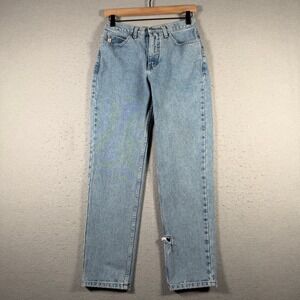 Vintage‎ Guess Jeans 1050 SH Light Wash Narrow Leg USA Made Denim Womens 27x28